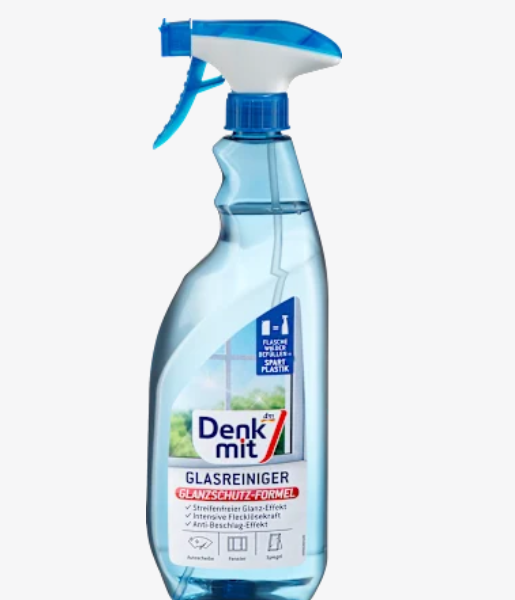 Denkmit Засіб для чищення скла з формулою, що захищає блиск, 1 літр