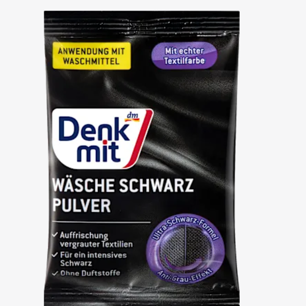 Denkmit Пральний порошок чорного кольору, 50 г