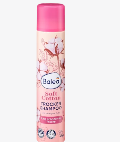 Balea Сухий шампунь «М’яка бавовна», 200 мл