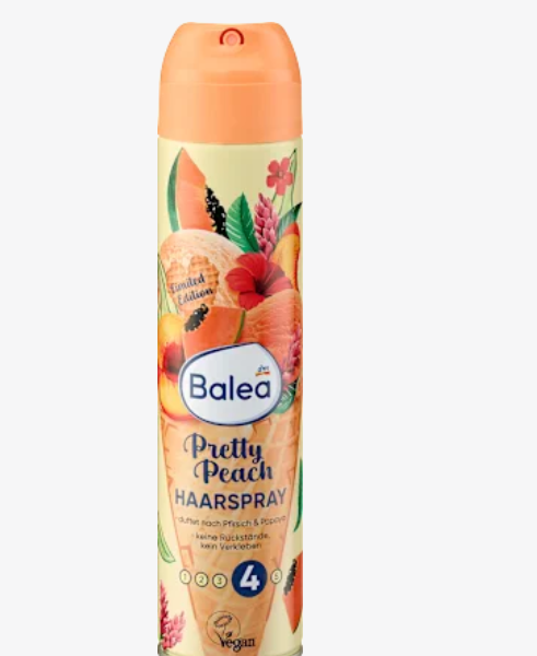 Balea Лак для волосся Pretty Peach, 300 мл