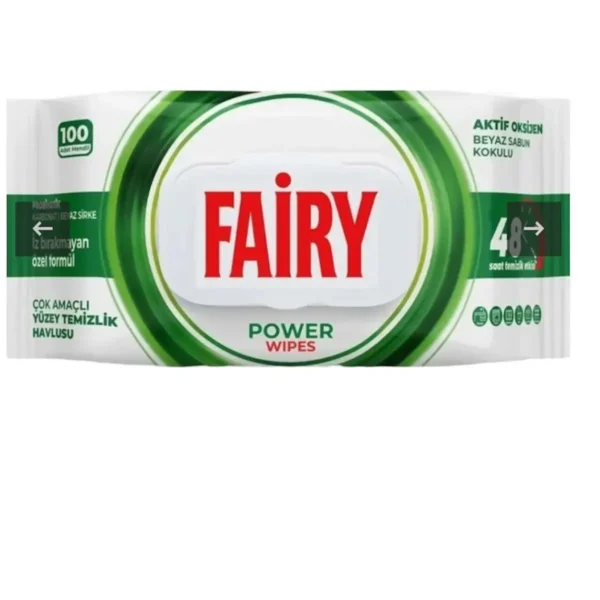 Вологі серветки для прибирання Fairy Power Wibes 100шт