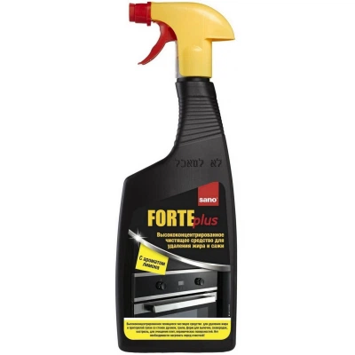 Спрей для чищення кухні Sano Forte Plus Lemon для видалення жиру, сажі, нагару 750 мл