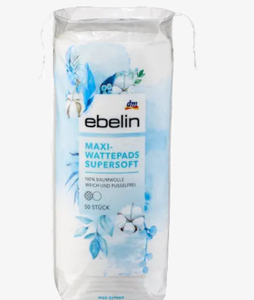 Ebelin Ватні диски Maxi supersoft, 50 штук