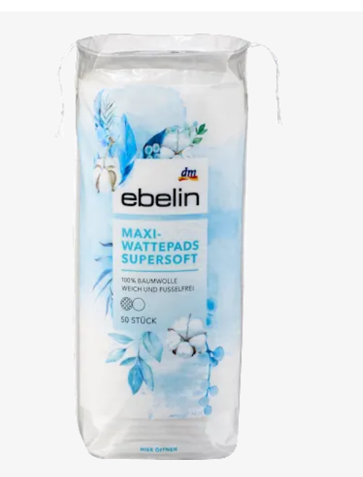 Ebelin Ватні диски Maxi supersoft, 50 штук