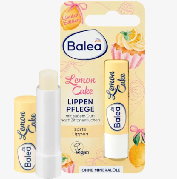 Balea Бальзам для губ «Лимонний торт», 4,8 г