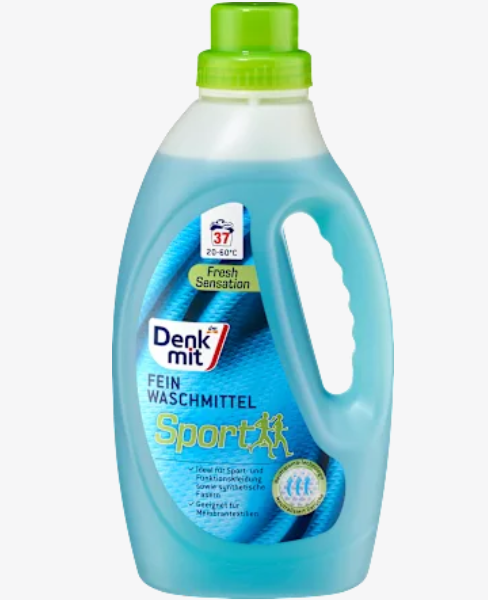 Denkmit Рідкий пральний порошок Sport Fresh Sensation, 37 літрів