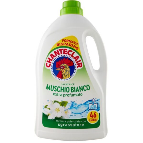 Гель для прання ChanteClair Muschio Bianco Білий мускус 2.07 л