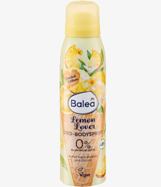 Balea  Дезодорант-спрей для тіла Lemon Lover, 150 мл