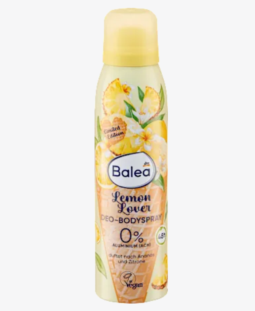 Balea Дезодорант-спрей для тіла Lemon Lover, 150 мл