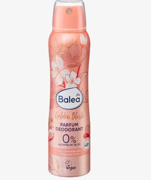 Balea Дезодорант-спрей Golden Blush , 150 мл