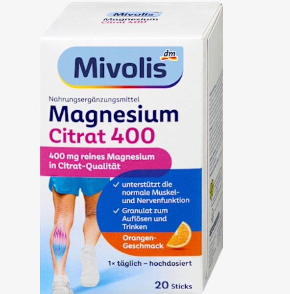 Mivolis Magnesium Citrat 400 Granulat Sticks 20 St, 120 g