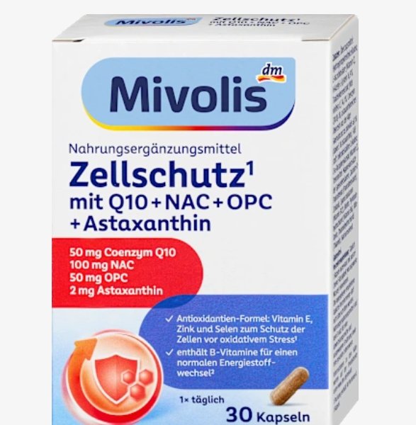 Mivolis Q10 + NAC + OPC + Астаксантин