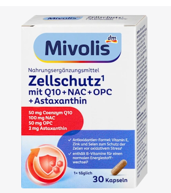 Mivolis Q10 + NAC + OPC + Астаксантин