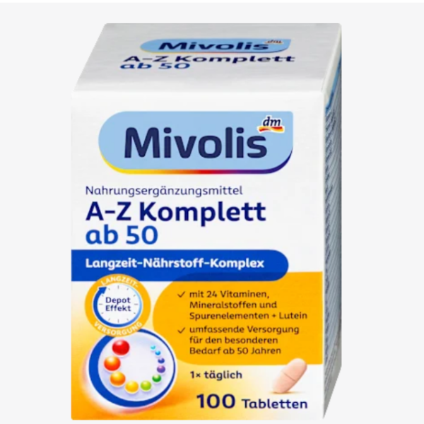 Mivolis A-Z Complete Depot з 50 років, таблетки, 100 таблеток