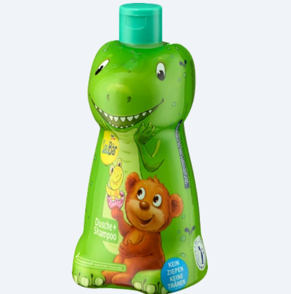 SauBär Дитячий шампунь та гель для душу 2в1 Dino, 400 мл