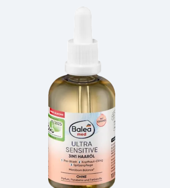 Balea Олія для волосся Ultra Sensitive 3в1, 100 мл